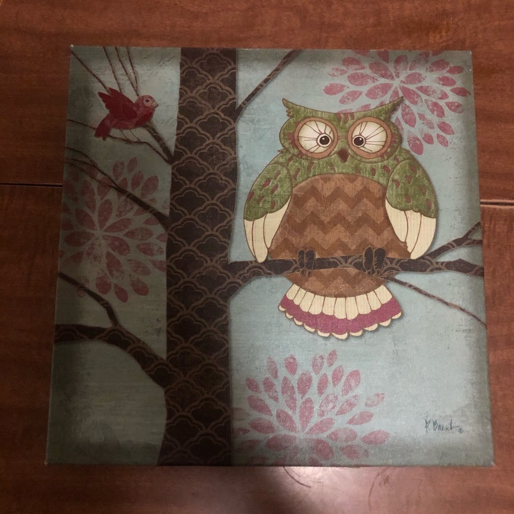 Owl Hanging Photo Decor
